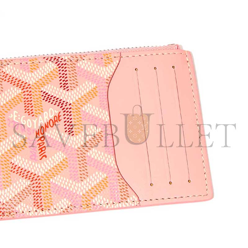 GOYARD BOURBON ZIPPED CARD HOLDER MULTICOLOURED BOURBOPMLTY74CL42P (12.5*8.4*1cm)